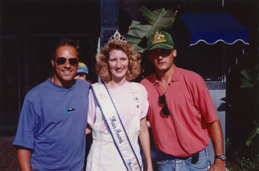 Portraits - Group, history of Iowa, Iowa History, Meisenheimer, Brenda, Civic Engagement, tiara, Iowa, crown, miss iowa, USA