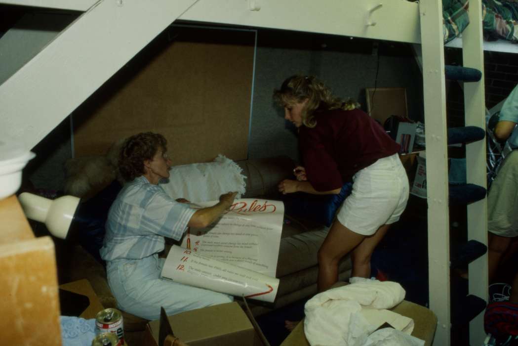 UNI Special Collections & University Archives, dorm room, history of Iowa, poster, Iowa, uni, Cedar Falls, IA, Families, Iowa History, university of northern iowa, Schools and Education