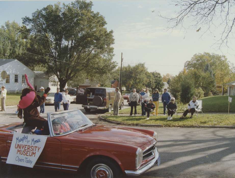 history of Iowa, Entertainment, Iowa, Civic Engagement, university of northern iowa, uni, Iowa History, Schools and Education, parade, University of Northern Iowa Museum, Cedar Falls, IA, cars