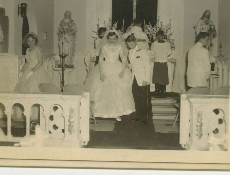 history of Iowa, Religious Structures, Iowa History, groom, bride, Iowa, Weddings, Randall, Judy, Wilkes-Barre, PA