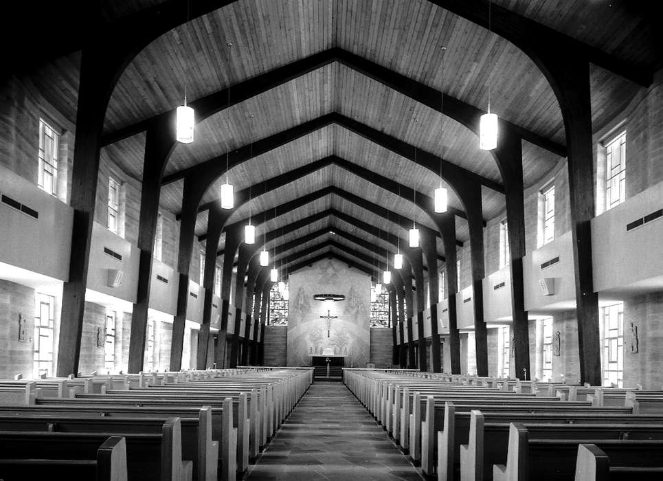 chapel, pew, Iowa History, Iowa, church, Lemberger, LeAnn, Ottumwa, IA, Religious Structures, Religion, history of Iowa