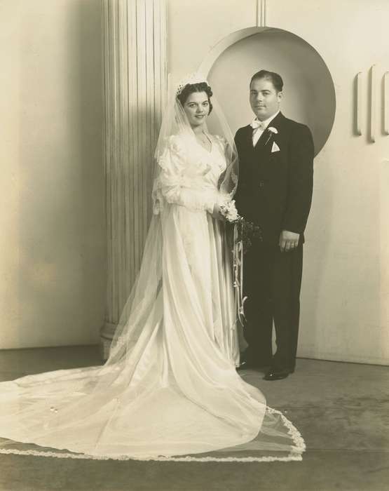 italian american, Campopiano Von Klimo, Melinda, history of Iowa, Iowa History, tuxedo, Iowa, Weddings, wedding dress, Des Moines, IA
