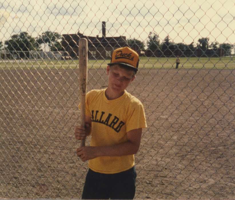 history of Iowa, Iowa History, Pauk, Theresa, Mallard, IA, Iowa, baseball, Sports, baseball field, Children, Portraits - Individual