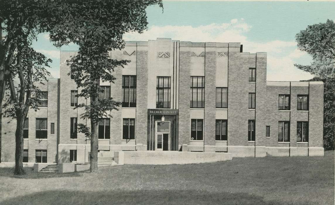 Dean, Shirley, history of Iowa, Iowa, Iowa History, Cities and Towns, courthouse, Waverly, IA
