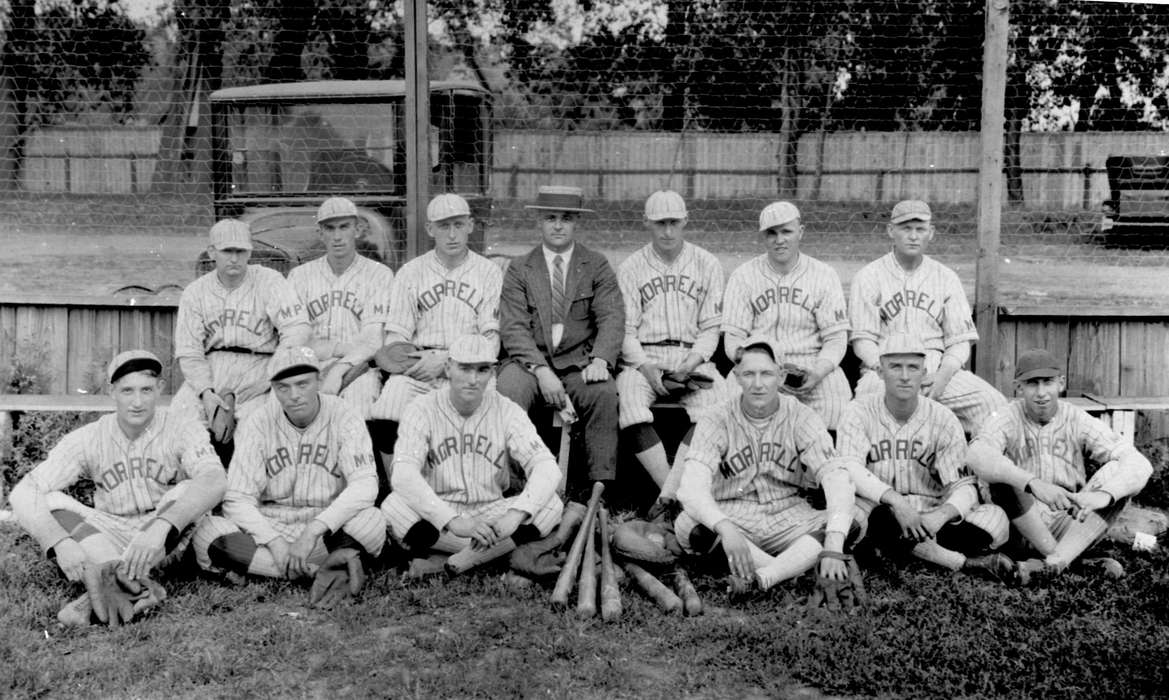 Portraits - Group, history of Iowa, Iowa History, Ottumwa, IA, Iowa, Lemberger, LeAnn, baseball, Sports
