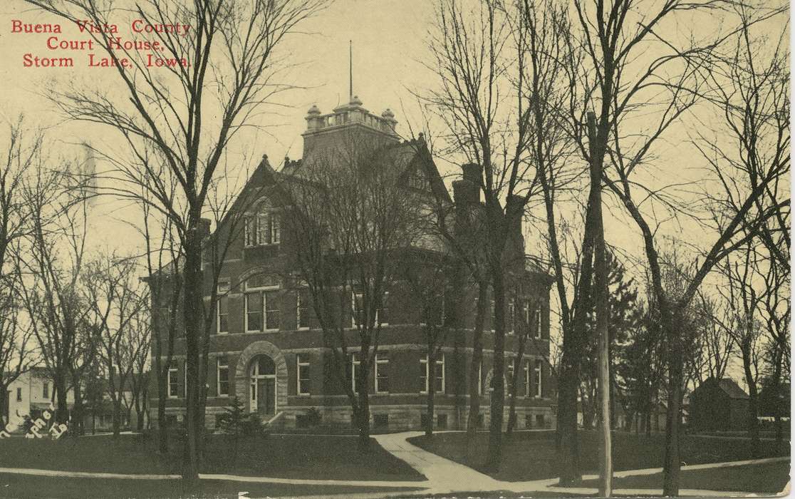 Iowa, Storm Lake, IA, Cities and Towns, courthouse, history of Iowa, Iowa History, Dean, Shirley