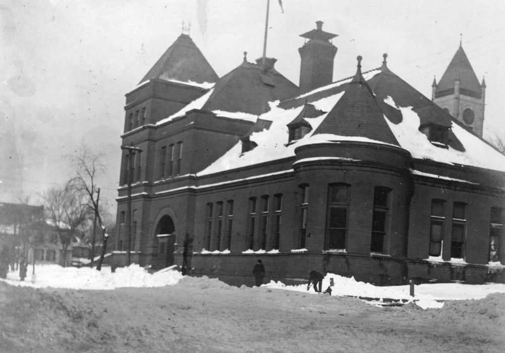 Iowa, Lemberger, LeAnn, Cities and Towns, Ottumwa, IA, Winter, history of Iowa, post office, Iowa History