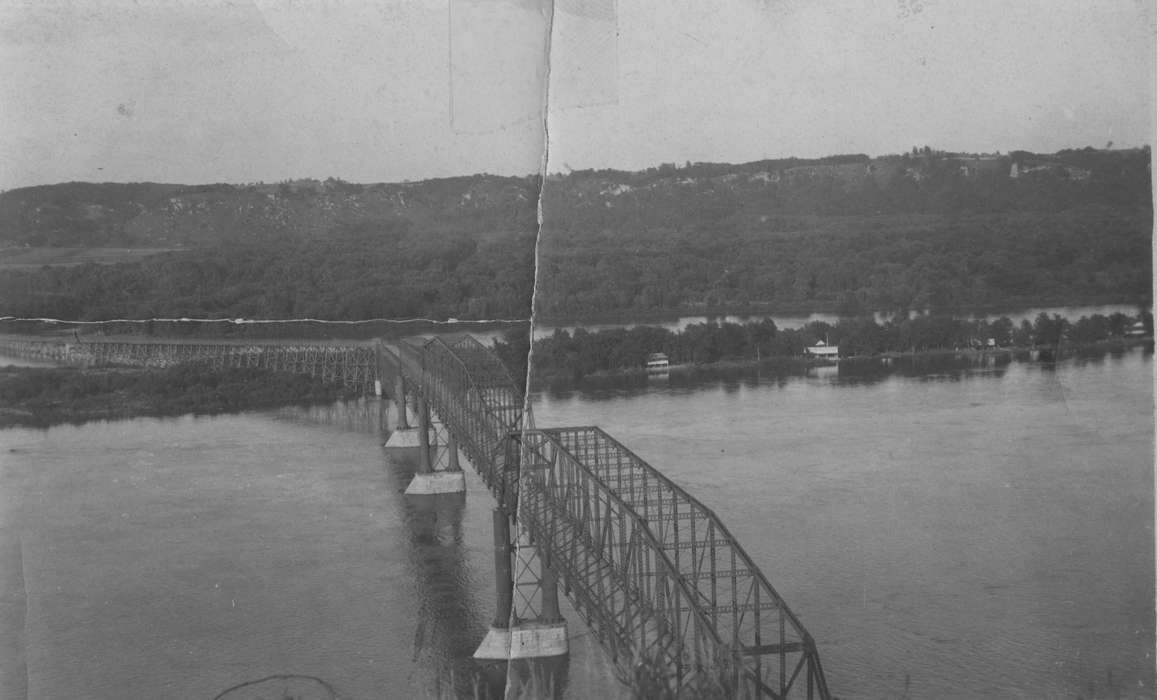 bridge, history of Iowa, IA, Iowa History, Lakes, Rivers, and Streams, river, Iowa, King, Tom and Kay, Landscapes