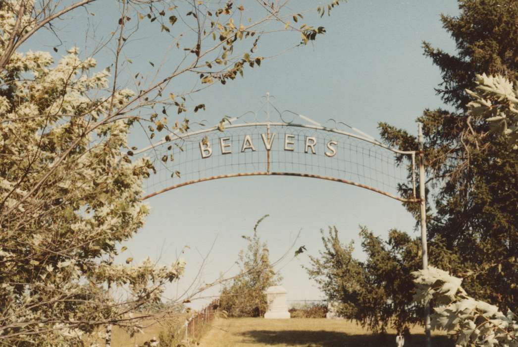 Cemeteries and Funerals, Iowa History, Decatur County, IA, history of Iowa, Iowa, Faris, Adam, sign
