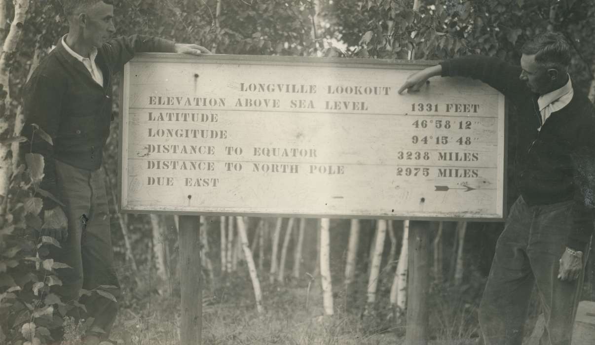 Travel, history of Iowa, McMurray, Doug, watch, Iowa, sign, Longville, MN, Iowa History, bush