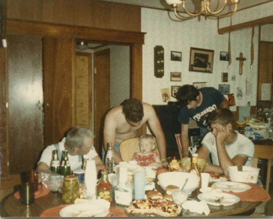 history of Iowa, Iowa History, dining room, Pauk, Theresa, Mallard, IA, Iowa, soda, Homes, Food and Meals, Children