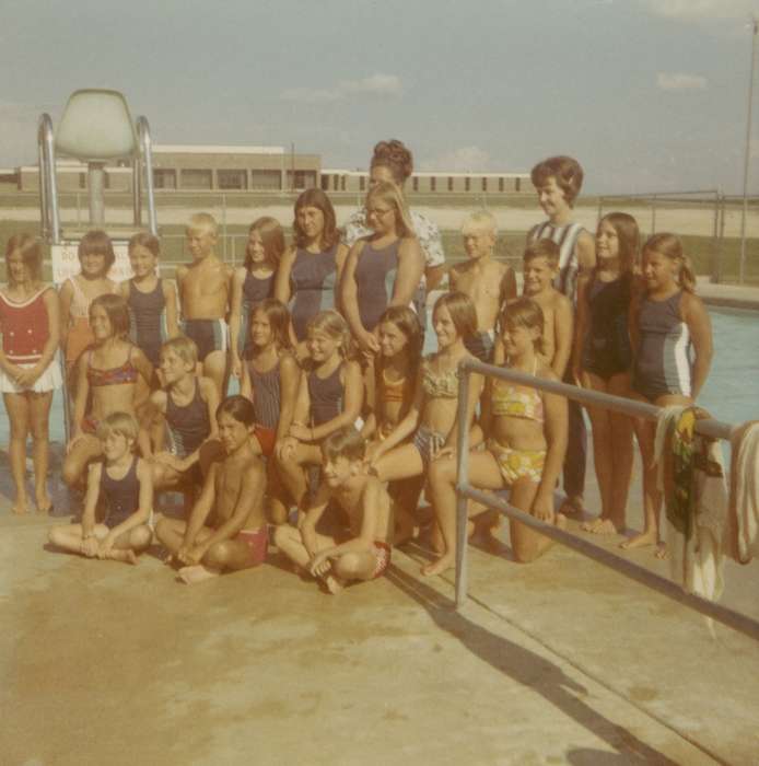 history of Iowa, Iowa History, Fink-Bowman, Janna, swimming pool, swimming suit, West Union, IA, Iowa, bathing suit, swimsuit, Children, Outdoor Recreation