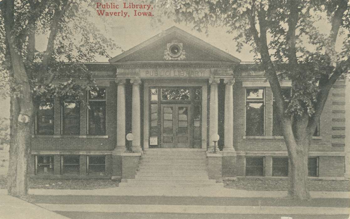 history of Iowa, Waverly Public Library, Waverly, IA, Iowa, library, Iowa History, Schools and Education, Cities and Towns