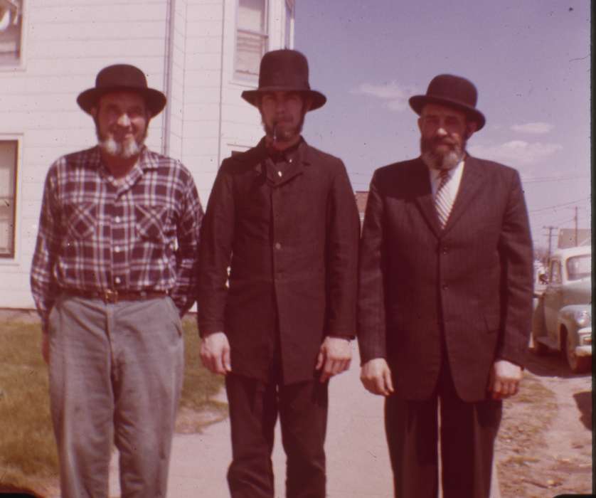 Portraits - Group, history of Iowa, Iowa History, Norway, IA, flannel, Schulte, Karen, Iowa, hat, suit