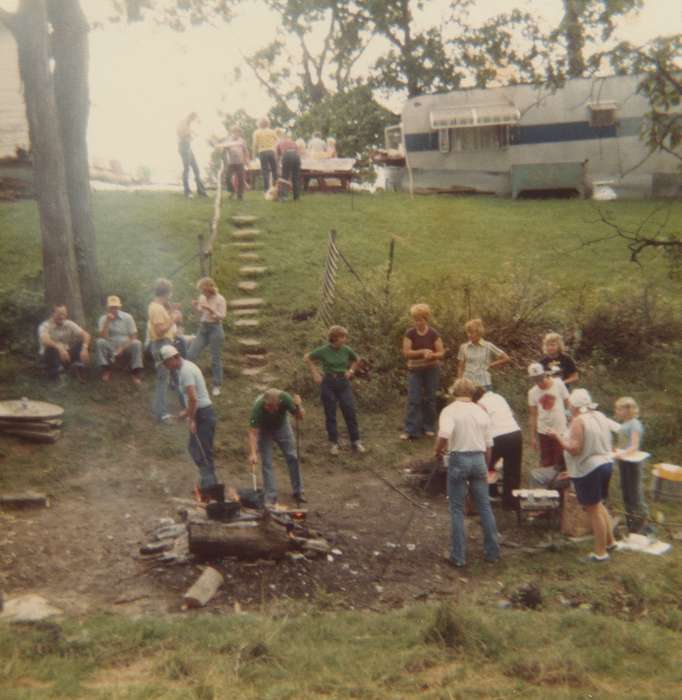 history of Iowa, Iowa History, Entertainment, Families, fire, Lokmer, Trish, camper, Solon, IA, Iowa, Outdoor Recreation