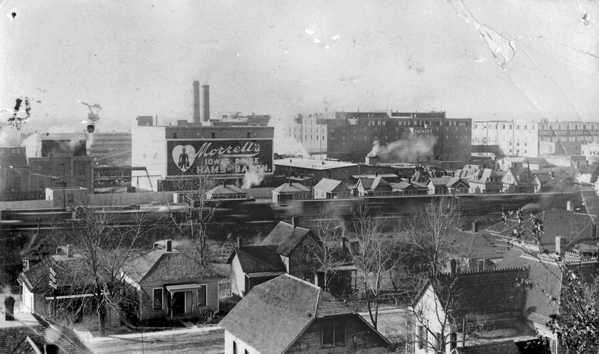 history of Iowa, advertisement, factory, Ottumwa, IA, Iowa History, Lemberger, LeAnn, Businesses and Factories, Iowa, Cities and Towns, Labor and Occupations
