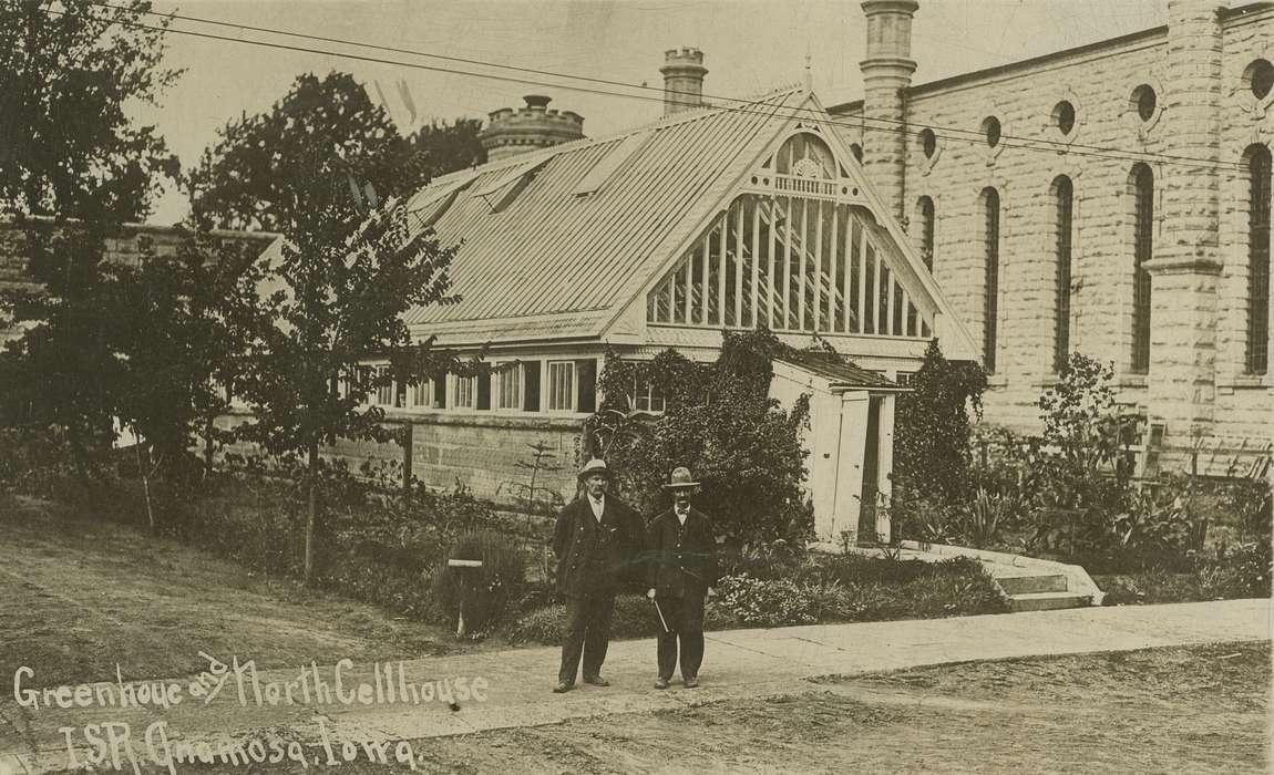 greenhouse, Iowa History, Iowa, Anamosa, IA, Hatcher, Cecilia, anamosa state penitentiary, Prisons and Criminal Justice, history of Iowa