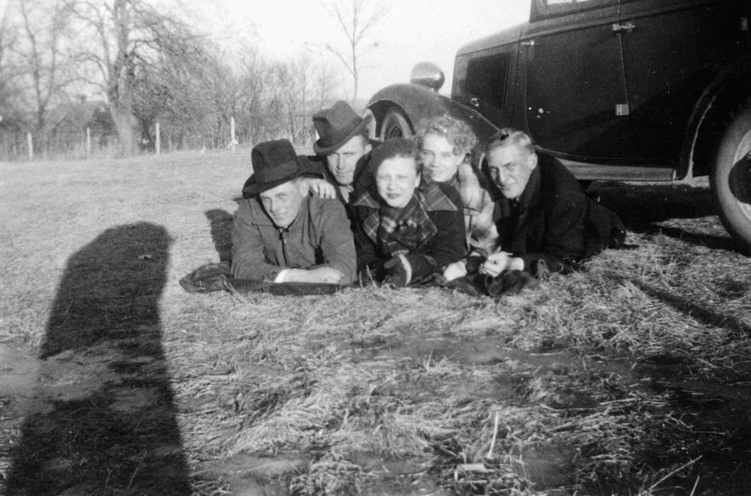 Portraits - Group, Cedar Falls, IA, history of Iowa, Iowa History, Motorized Vehicles, car, Walker, Erik, Iowa, Leisure