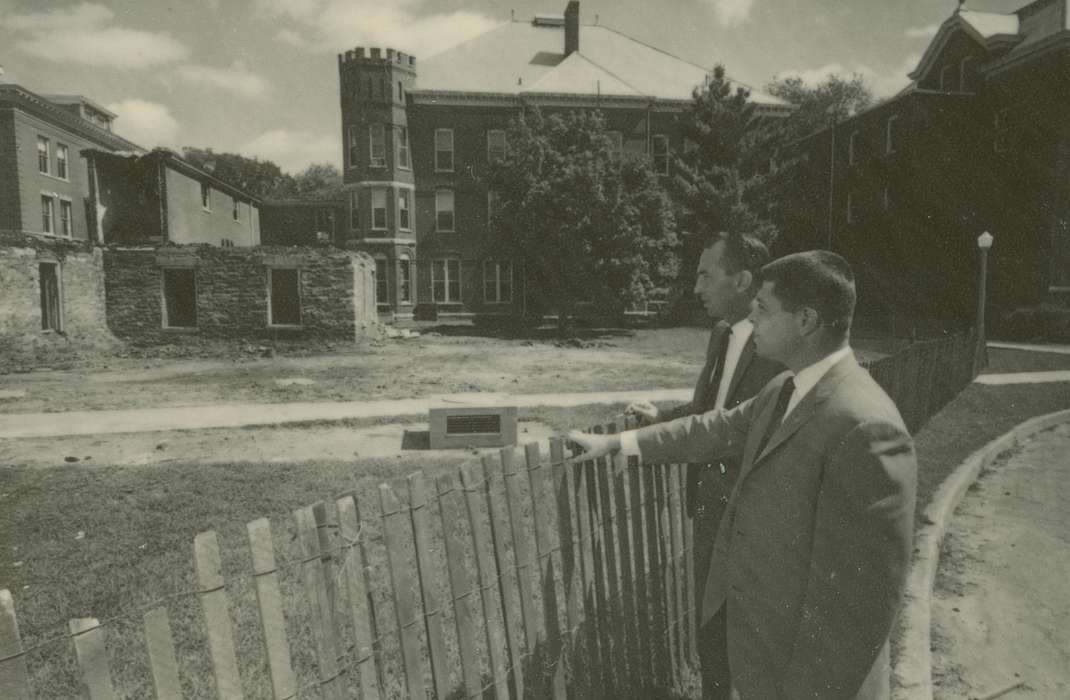 suit, state college of iowa, ruins, Iowa History, Iowa, Schools and Education, university of northern iowa, uni, central hall, UNI Special Collections & University Archives, Cedar Falls, IA, history of Iowa