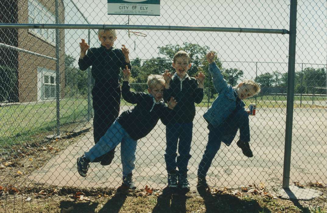 playground, history of Iowa, Iowa History, pepsi, Tjemeland, Karen, recess, Ely, IA, Iowa, Schools and Education, Children