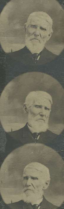 Portraits - Individual, beard, Iowa, Webster City, IA, history of Iowa, McMurray, Doug, Iowa History