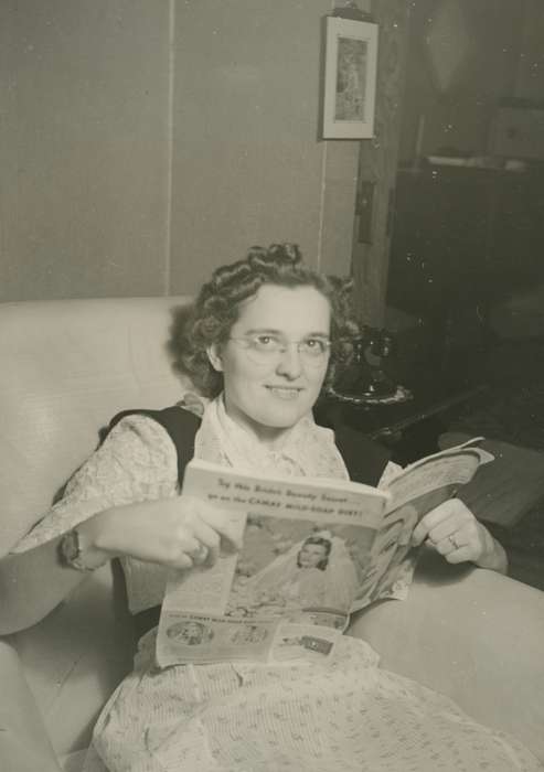 IA, Yezek, Peter, history of Iowa, magazine, hair, Iowa, curls, Portraits - Individual, Iowa History, Leisure, glasses