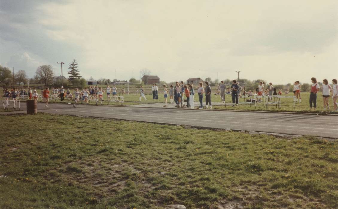 Iowa History, Iowa, Schools and Education, running, Lokmer, Trish, Solon, IA, Sports, Outdoor Recreation, boy, short shorts, Children, track, history of Iowa