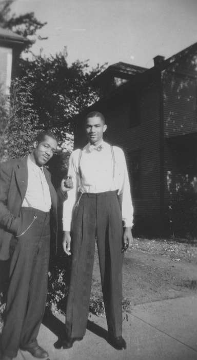 Portraits - Group, african american, Waterloo, IA, Iowa History, Henderson, Jesse, pocket watch, People of Color, history of Iowa, Iowa, suspenders