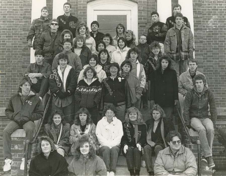 Portraits - Group, class, history of Iowa, Iowa History, Meisenheimer, Brenda, Stuart, IA, Iowa, Schools and Education