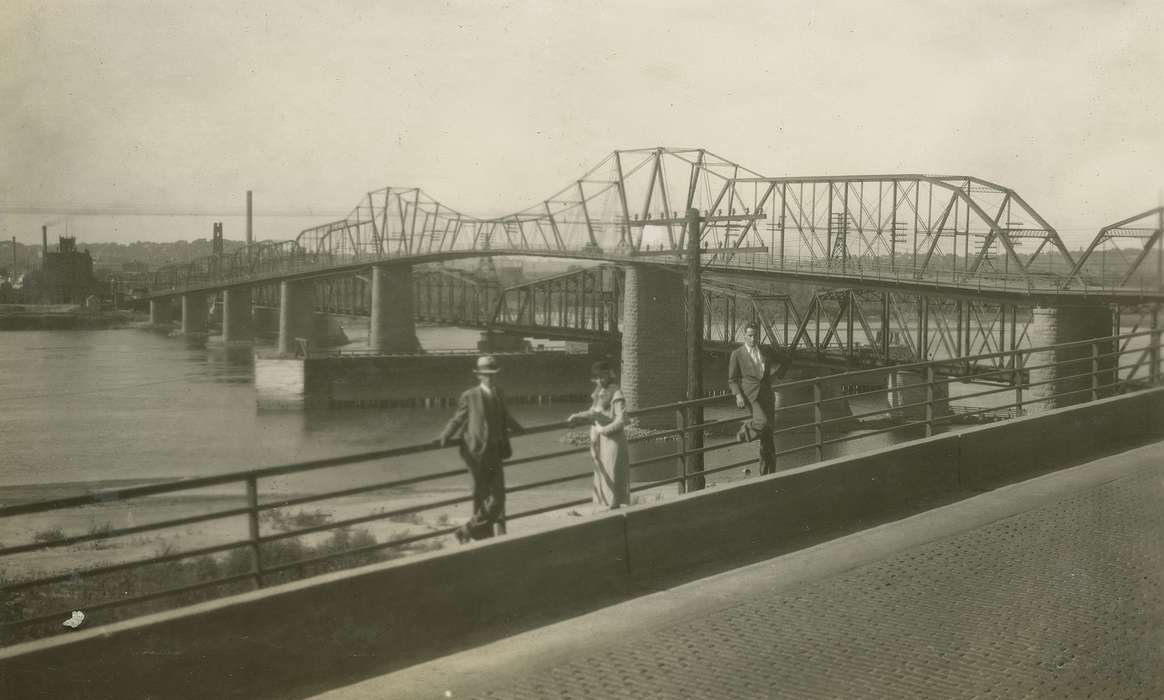 Portraits - Group, Iowa, McMurray, Doug, river, Lakes, Rivers, and Streams, bridge, Dubuque, IA, history of Iowa, Iowa History