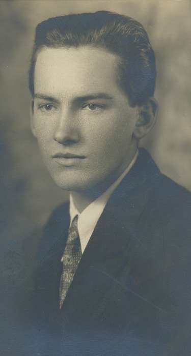 history of Iowa, Iowa History, jacket, Parkersburg, IA, Neymeyer, Robert, tie, man, Iowa, Portraits - Individual