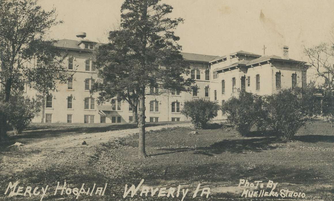 Landscapes, Iowa, hospital, Meyer, Sarah, Hospitals, history of Iowa, Waverly, IA, Iowa History