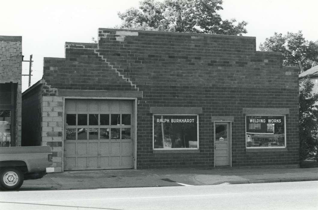 history of Iowa, Iowa History, storefront, Businesses and Factories, store, Iowa, correct date needed, Waverly Public Library