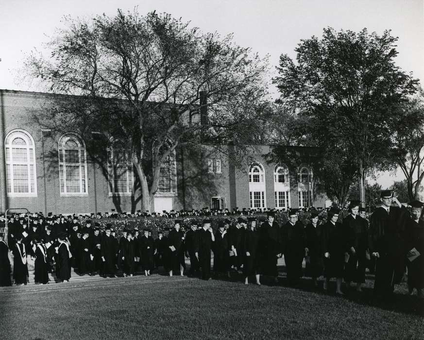 Cedar Falls, IA, history of Iowa, Iowa History, uni, lawn, UNI Special Collections & University Archives, graduation, student, state college of iowa, Iowa, Schools and Education, university of northern iowa, campus