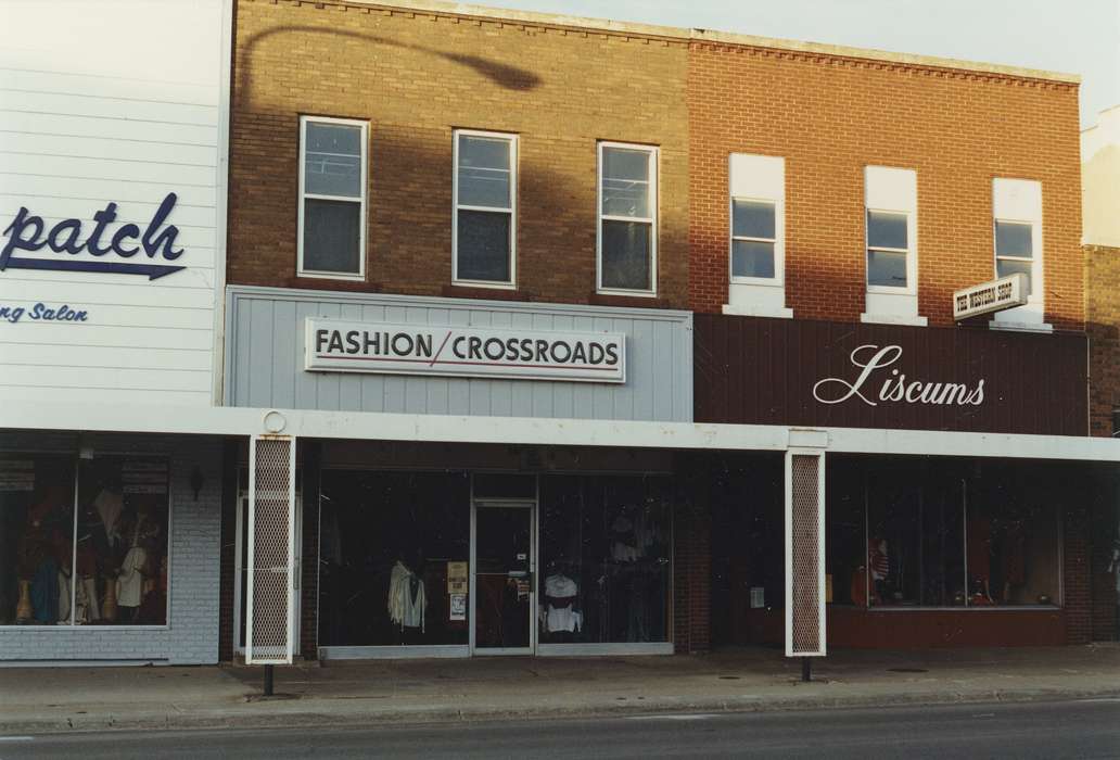 history of Iowa, clothing store, Businesses and Factories, Waverly, IA, Waverly Public Library, storefront, mainstreet, Main Streets & Town Squares, Iowa, Iowa History, western, Cities and Towns