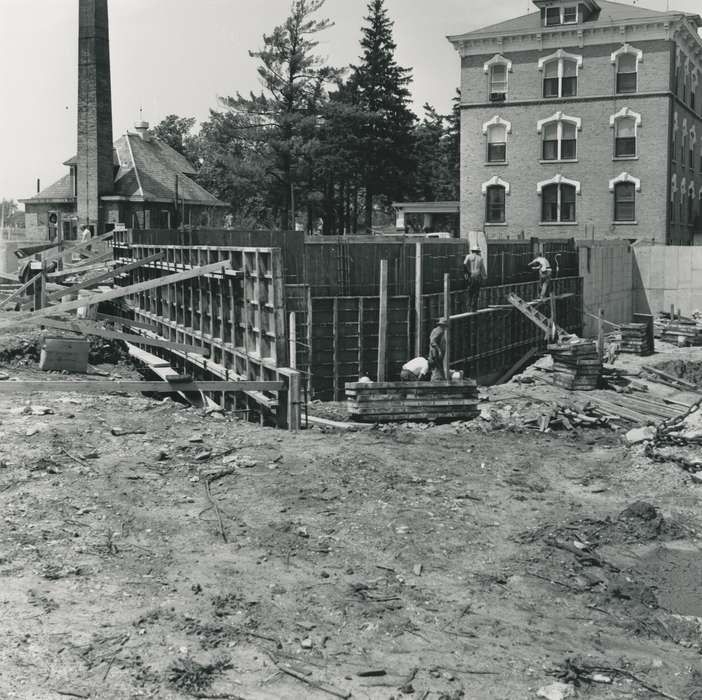history of Iowa, construction materials, Iowa History, Waverly, IA, Iowa, construction, Waverly Public Library, Labor and Occupations