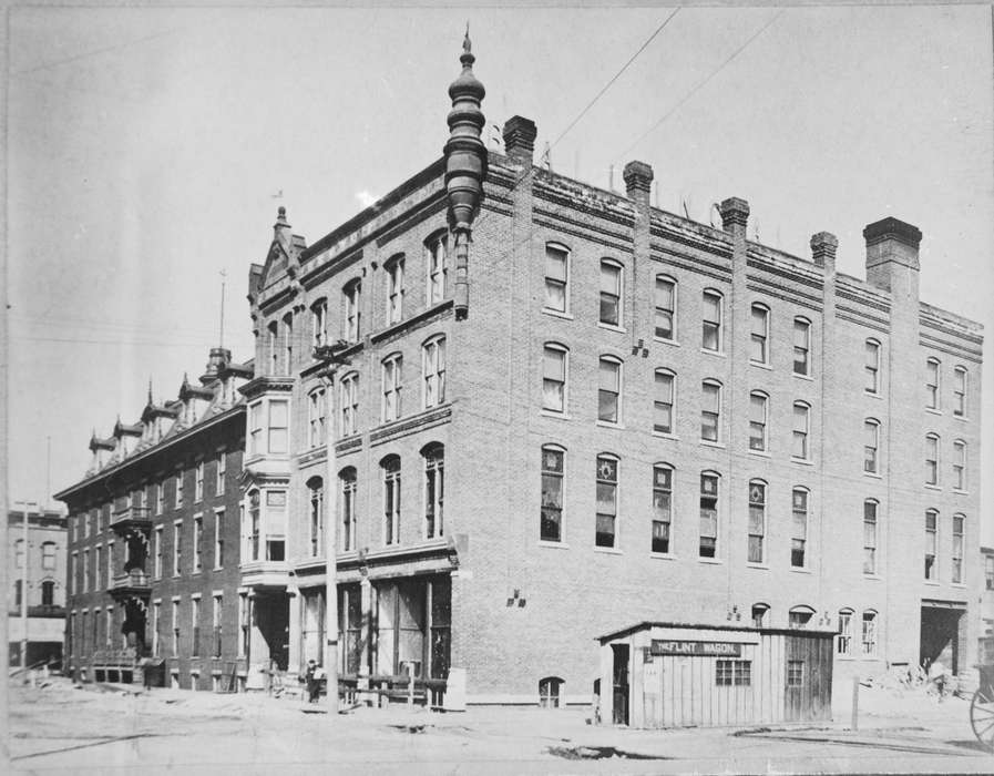 history of Iowa, Iowa History, Ottumwa, IA, Lemberger, LeAnn, Businesses and Factories, Iowa, Cities and Towns, hotel
