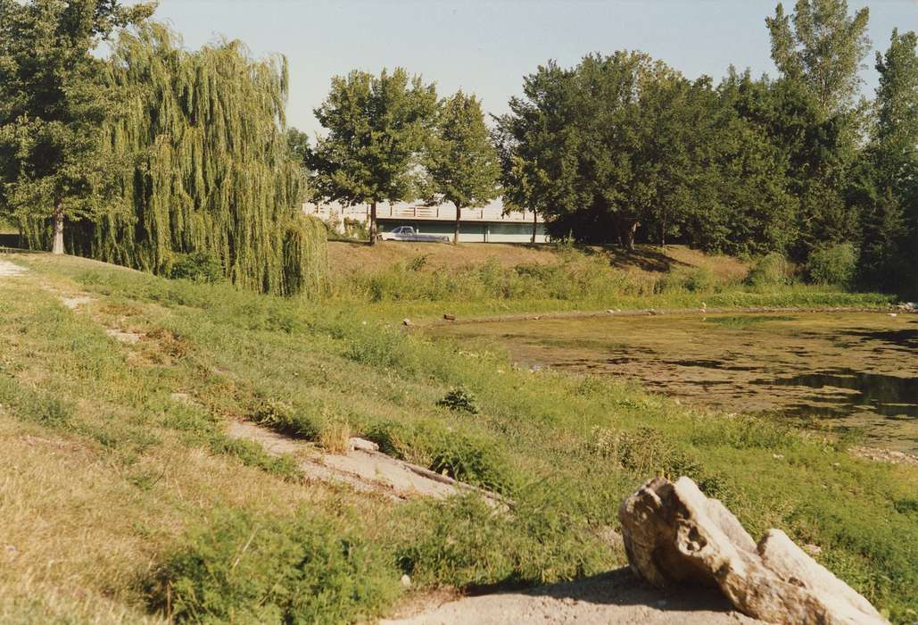 pond, park, Iowa History, Iowa, Waverly Public Library, Waverly, IA, history of Iowa, Landscapes