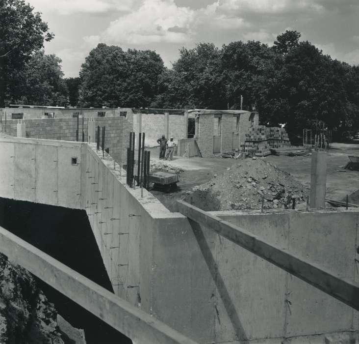 concrete, construction materials, Iowa History, history of Iowa, Waverly, IA, Iowa, construction, Waverly Public Library, Labor and Occupations