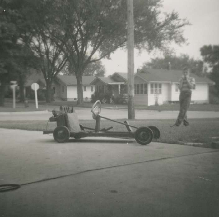 Cities and Towns, Motorized Vehicles, Cedar Rapids, IA, Iowa History, go cart, Children, history of Iowa, Iowa, Freeman, Marie