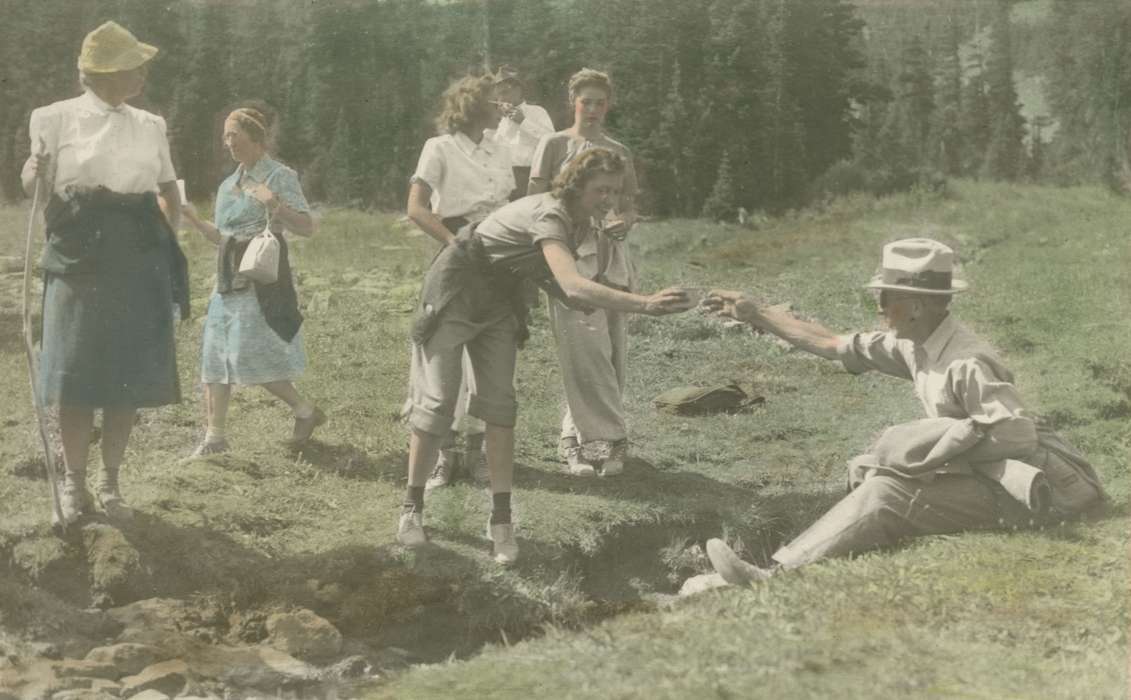 rocky mountain national park, Iowa History, McMurray, Doug, Iowa, history of Iowa, colorized, Estes Park, CO, Outdoor Recreation, Travel, hat