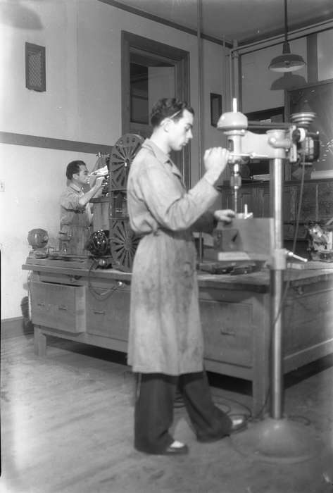 Cedar Falls, IA, history of Iowa, Iowa History, woodworking, iowa state teachers college, machinery, UNI Special Collections & University Archives, Iowa, uni, Schools and Education, university of northern iowa, Labor and Occupations