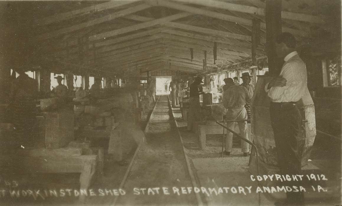 history of Iowa, Iowa, Iowa History, anamosa state penitentiary, Anamosa, IA, Prisons and Criminal Justice, Hatcher, Cecilia