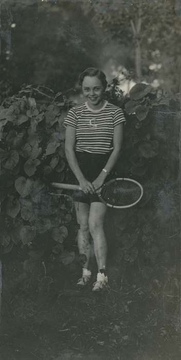 tennis, history of Iowa, Portraits - Individual, Iowa History, Iowa, Sports, McMurray, Doug, USA