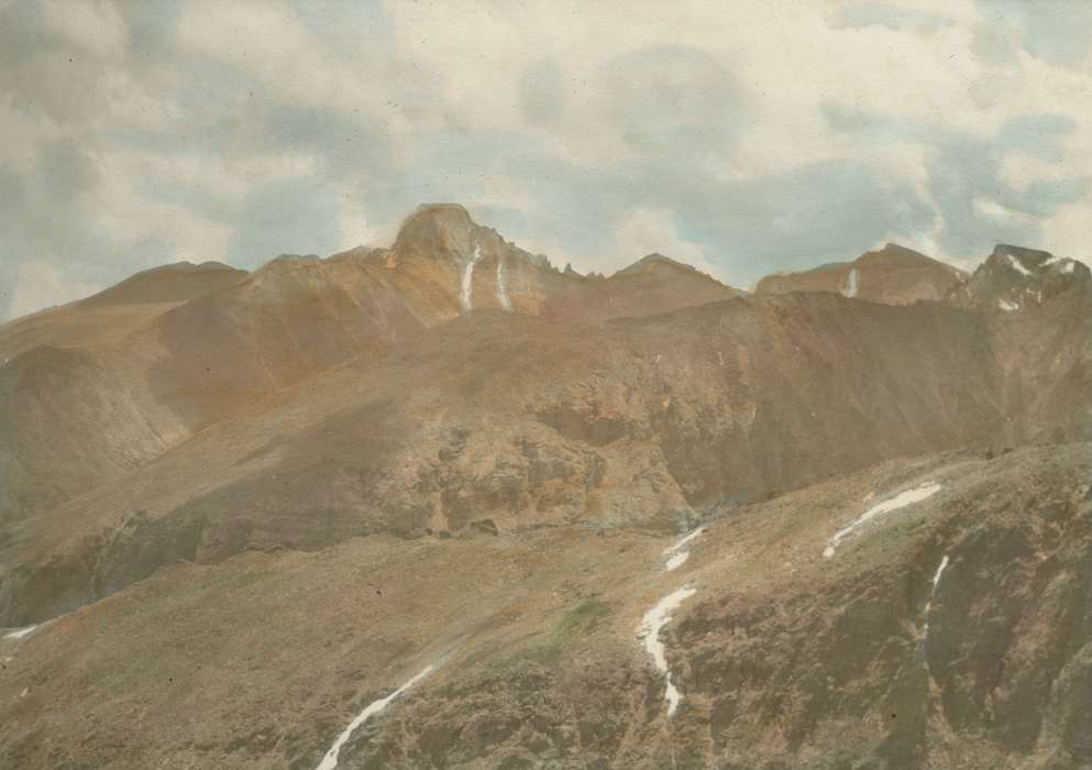 rocky mountain national park, Iowa History, McMurray, Doug, Iowa, history of Iowa, national park, colorized, Estes Park, CO, Landscapes, Travel, mountain