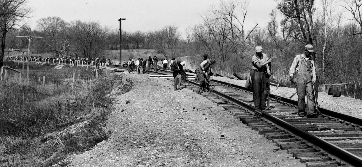 Iowa History, Iowa, Lemberger, LeAnn, Labor and Occupations, Ottumwa, IA, history of Iowa, railway, construction