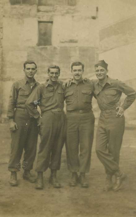 world war ii, Military and Veterans, Campopiano Von Klimo, Melinda, Iowa History, Iowa, history of Iowa, Portraits - Group, wwii, Paris