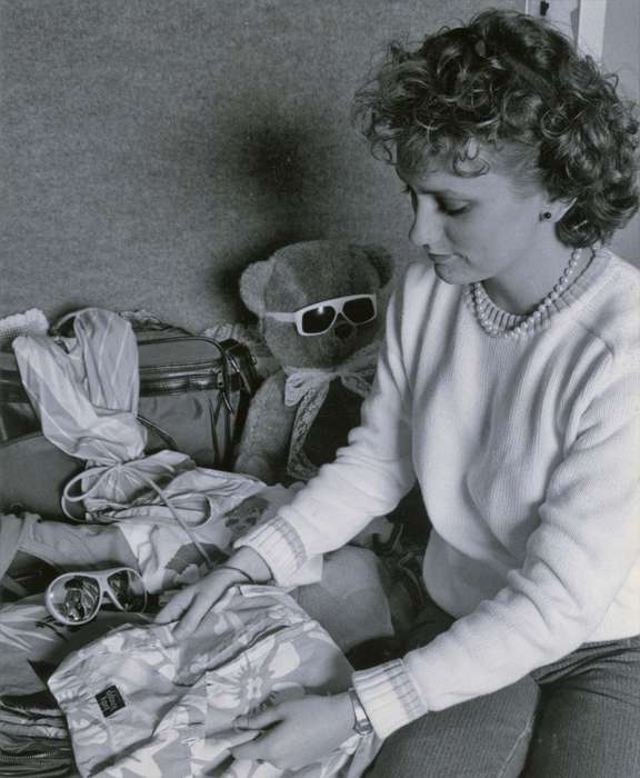 Cedar Falls, IA, history of Iowa, Iowa History, uni, stuffed animal, clothes, UNI Special Collections & University Archives, sunglasses, Iowa, Schools and Education, university of northern iowa