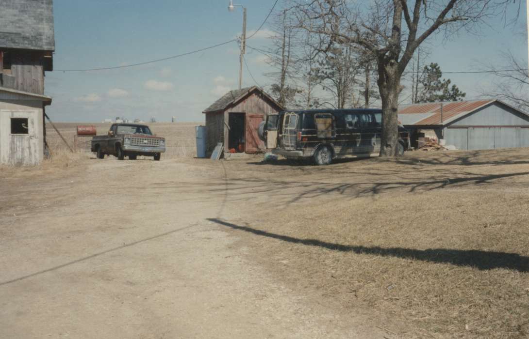 Iowa, truck, shed, van, history of Iowa, Powers, Janice, chevy, Farms, Central City, IA, Motorized Vehicles, Iowa History, chevrolet