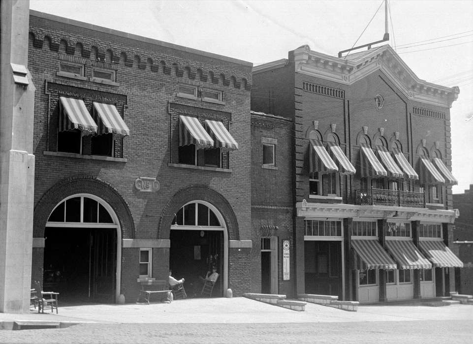 Main Streets & Town Squares, fire department, city hall, Iowa History, Ottumwa, IA, history of Iowa, Lemberger, LeAnn, Civic Engagement, Iowa, Cities and Towns, fire station